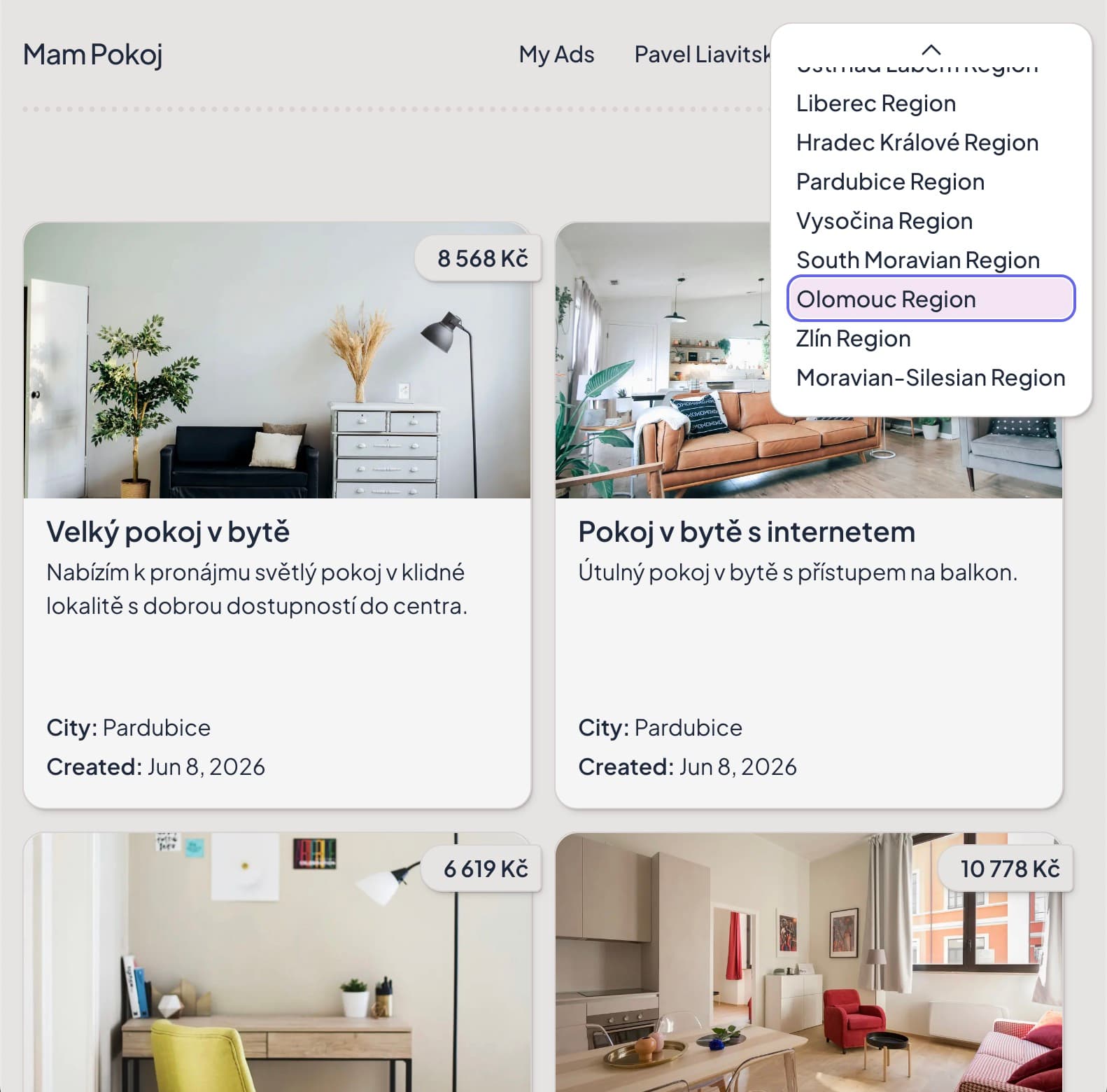 Main page flow image